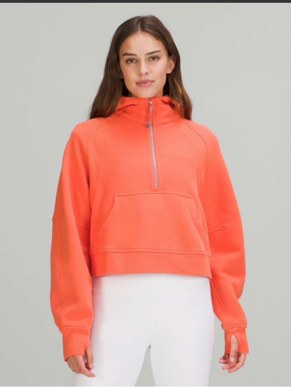 Lululemon Scuba Oversized Half-Zip Hoodie
Warm Coral